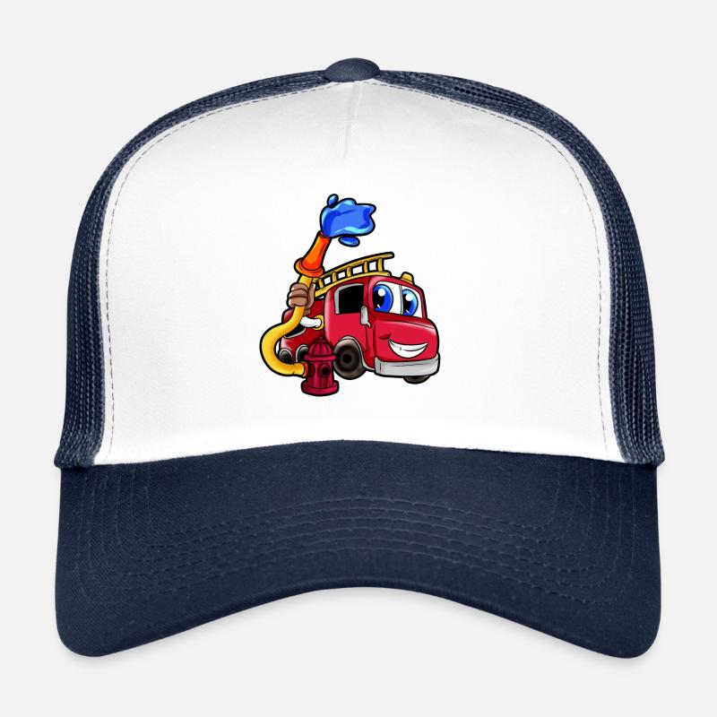 Camion de pompiers pompier fils garçon Casquette trucker 