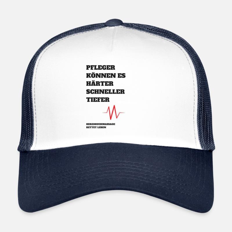 Les soignants peuvent le faire plus dur, plus vite, plus en profondeur Casquette trucker 