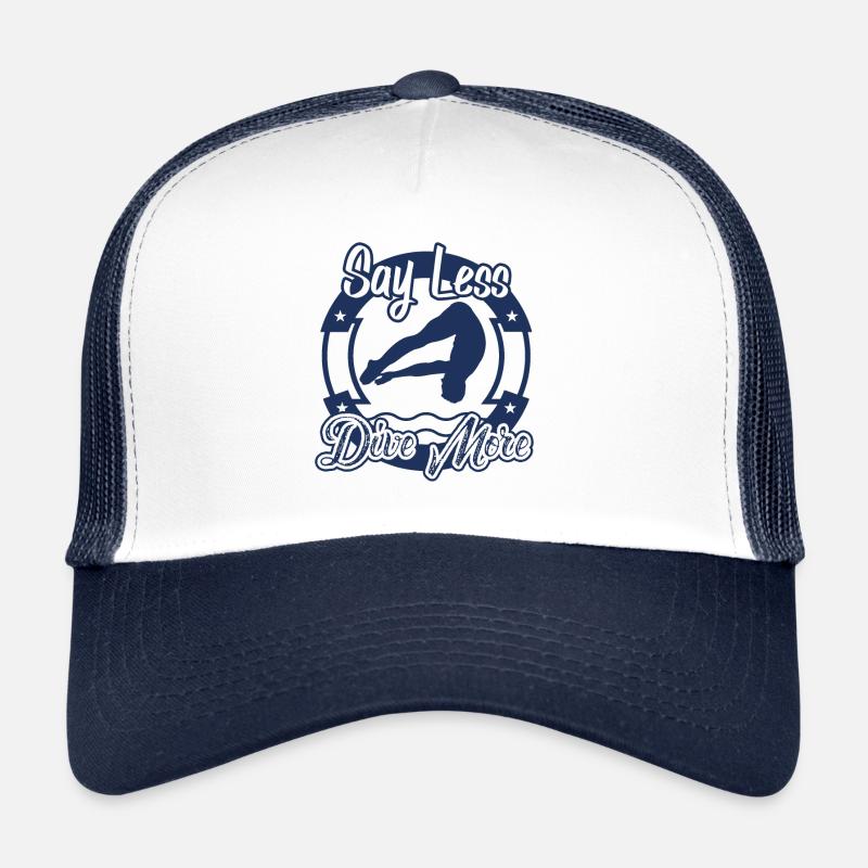 Turmspringen Turmspringer - Trucker Cap - Weiß/Navy