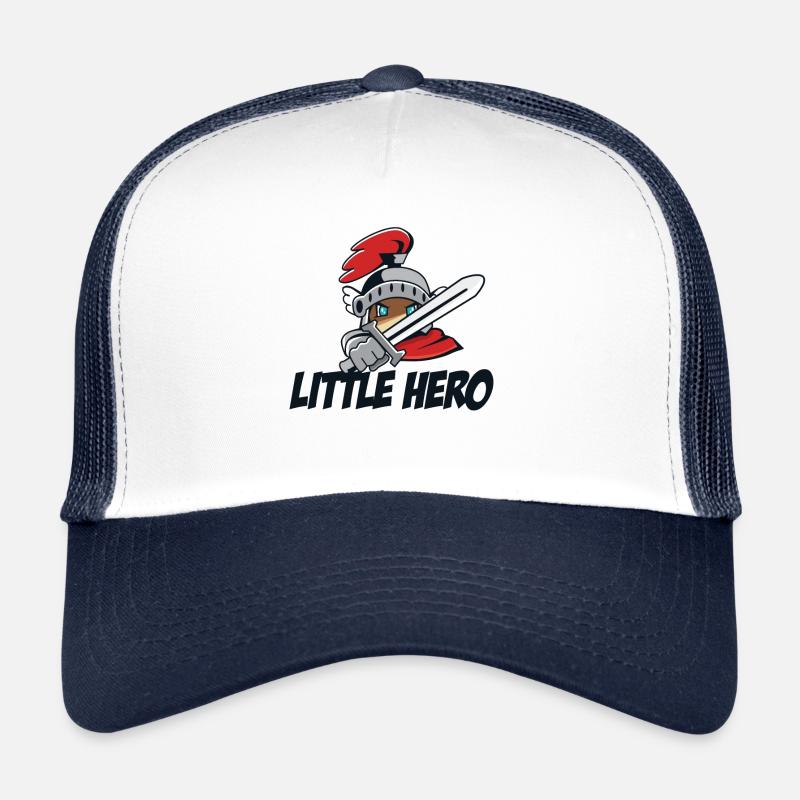 Kleiner Held - Trucker Cap - Weiß/Navy