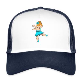 Ballett - Trucker Cap - Weiß/Navy - Vorne