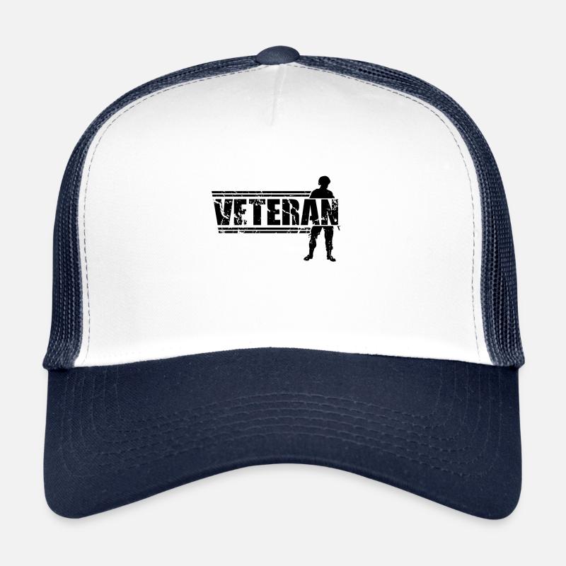 Militaire Vétérans Vétérans Vétérans Veterans Day Vétérans Casquette trucker 