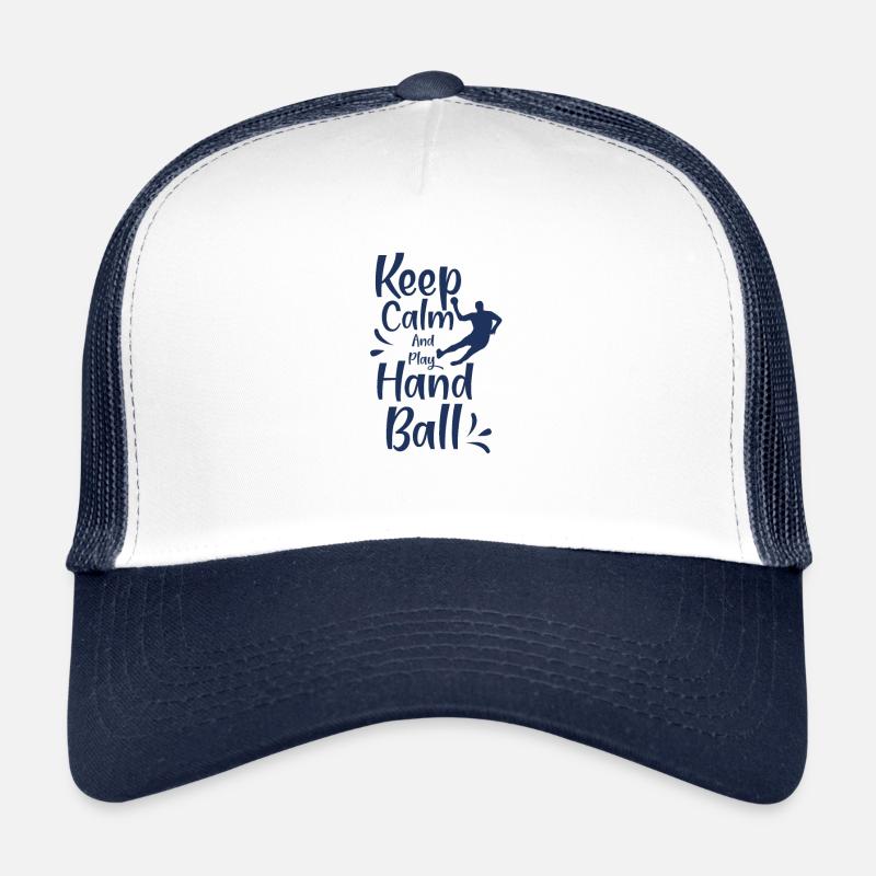 Handball Handball Handball Handball - Trucker Cap - Weiß/Navy