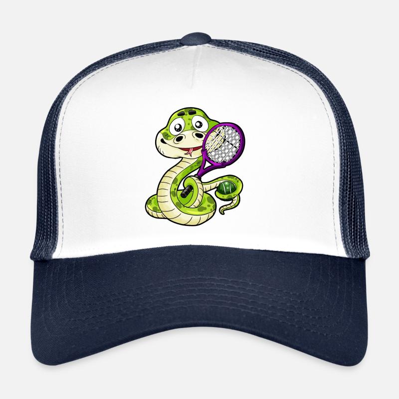 Tennis Queue Raquette Viper Bande dessinée Casquette trucker 