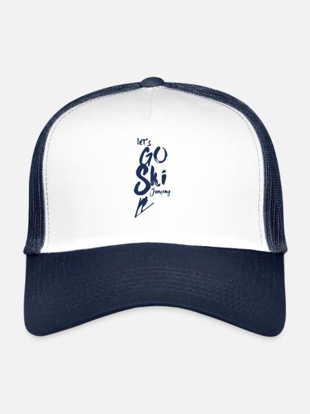 Ski jump - Trucker Cap - white/navy - Front