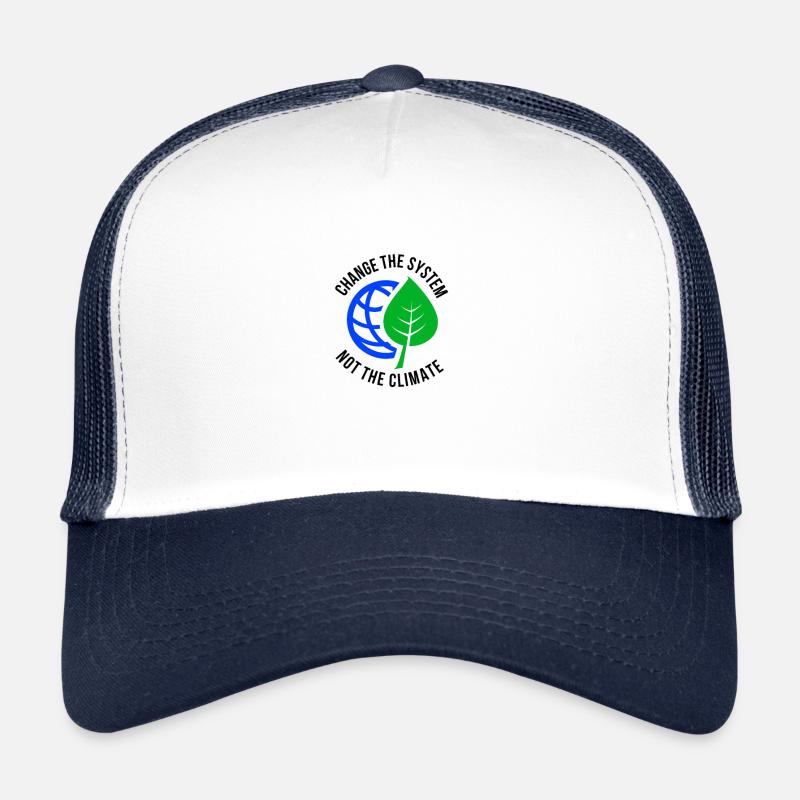 Schüler Demo gegen Klimawandel - Trucker Cap - Weiß/Navy