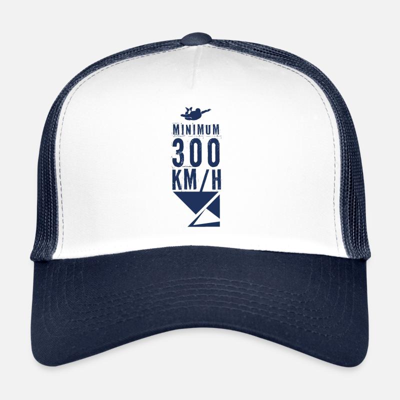 Skydiver - Trucker Cap - Weiß/Navy
