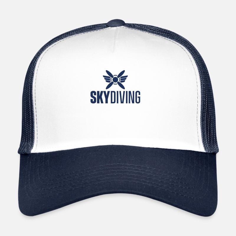 Skydiver - Trucker Cap - Weiß/Navy
