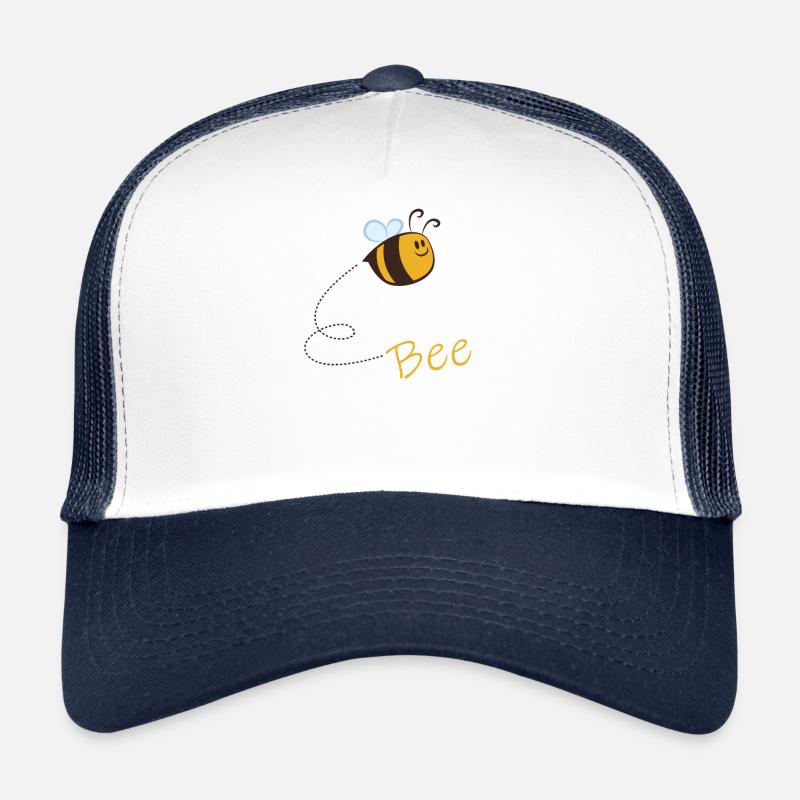Bee - Trucker Cap - white/navy