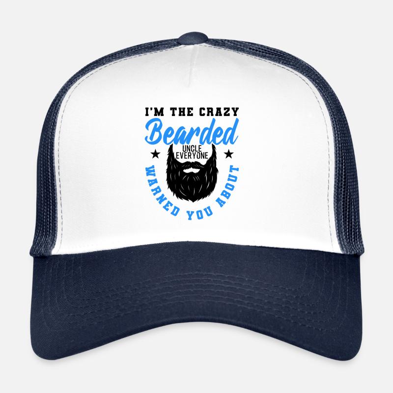 Crazy Bearded Uncle Funny Gift Trucker Cap