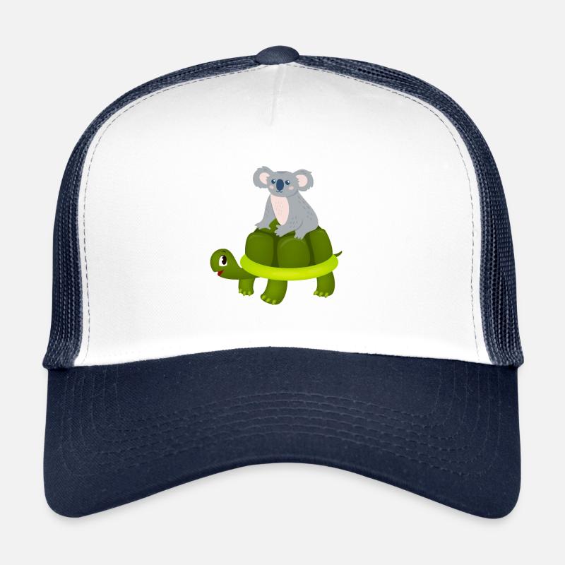 Koala Riding Turtle Gift Trucker Cap