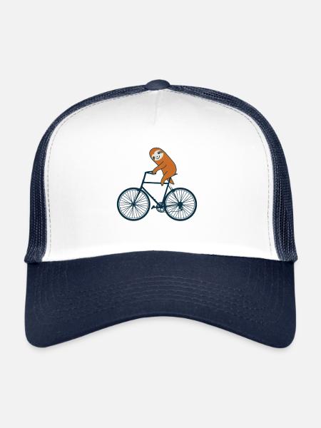 bicycle - Trucker Cap - white/navy - Front