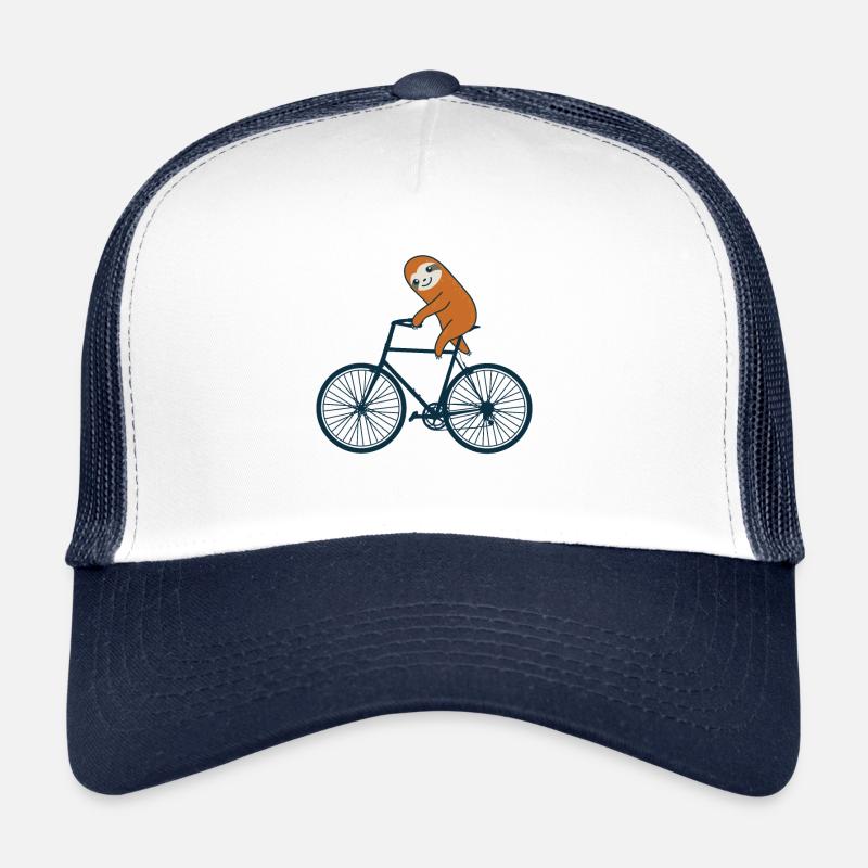 Fahrrad - Trucker Cap - Weiß/Navy