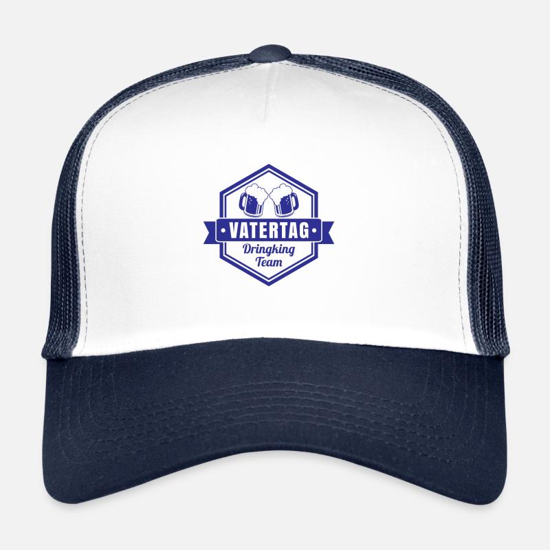 Fête des Pères - Casquette trucker  - blanc/marine