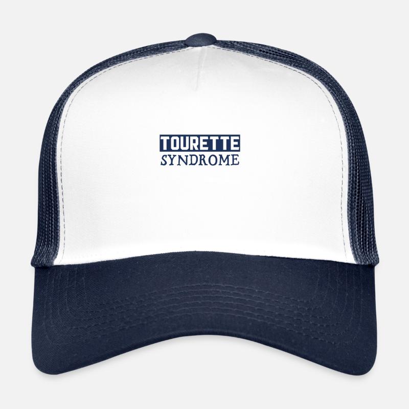 Tourette - Trucker Cap - Weiß/Navy