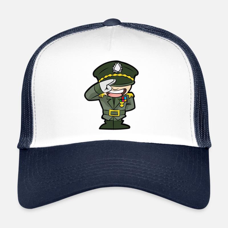 Army General Sergeant Officer Funker Grenadier Trucker Cap