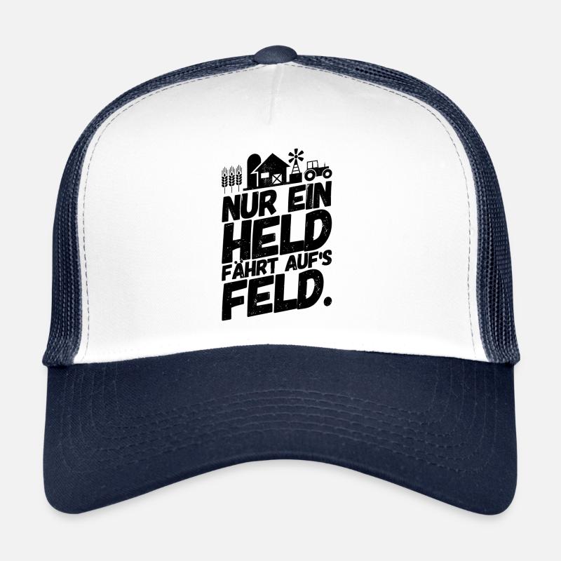 Landwirt Bauer Landwirtschaft Sprüche Held Trucker Cap