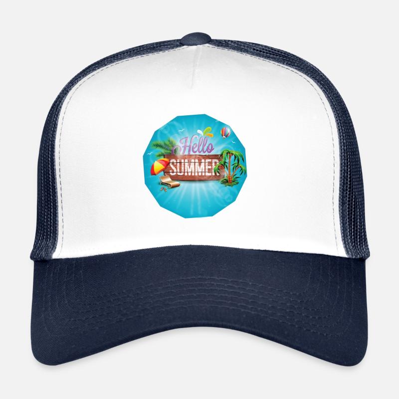 Paradise summer design gift Trucker Cap