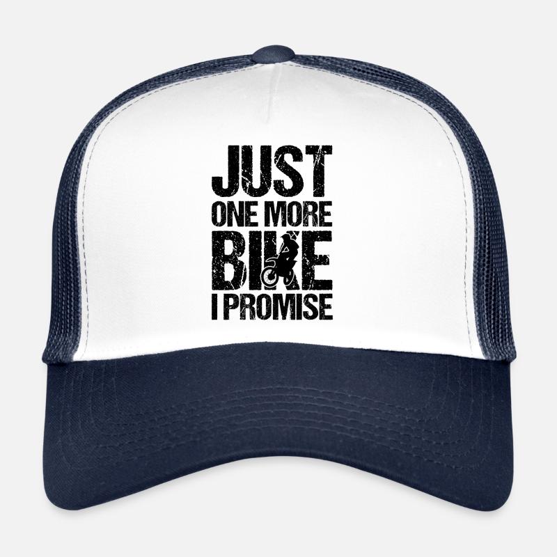 Motorrad - Trucker Cap - Weiß/Navy