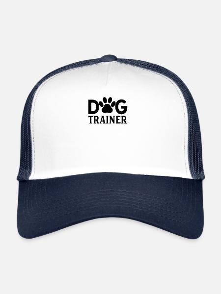 Dog Trainer Dog School - Trucker Cap - white/navy