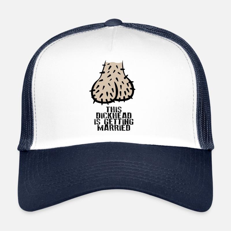 Dickhead testicules oeufs JGA bachelor adieu Casquette trucker 