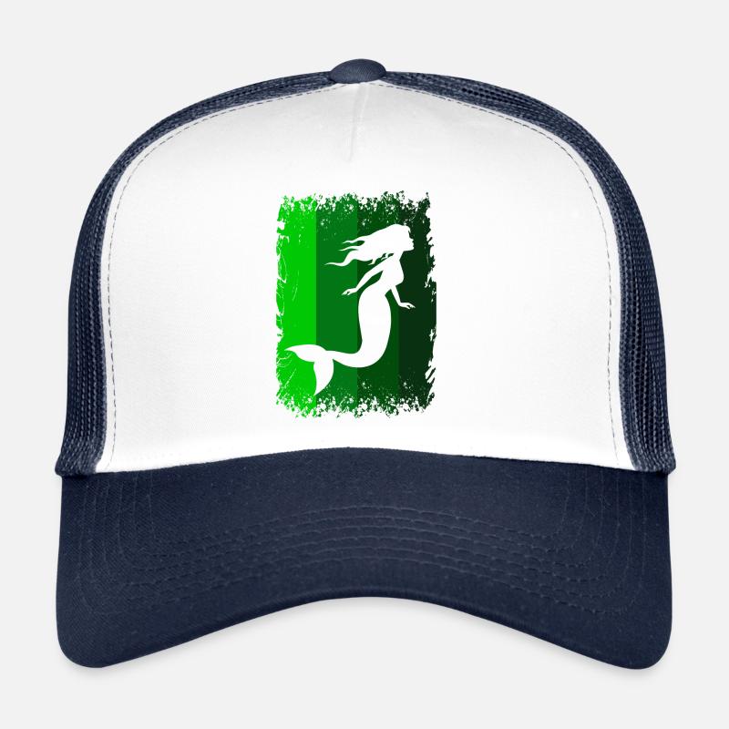 Vert sirène Casquette trucker 