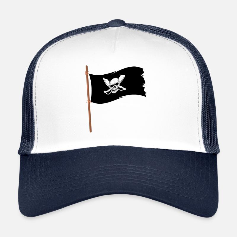 Pirate flag Trucker Cap