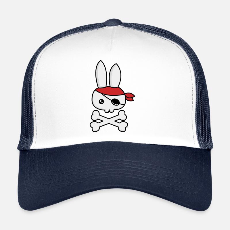 Lapin pirate Casquette trucker 