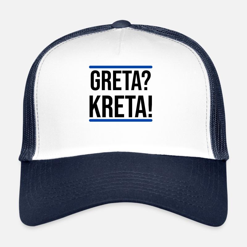 Greta Kreta Griechenland Insel Urlaub Geschenk Trucker Cap