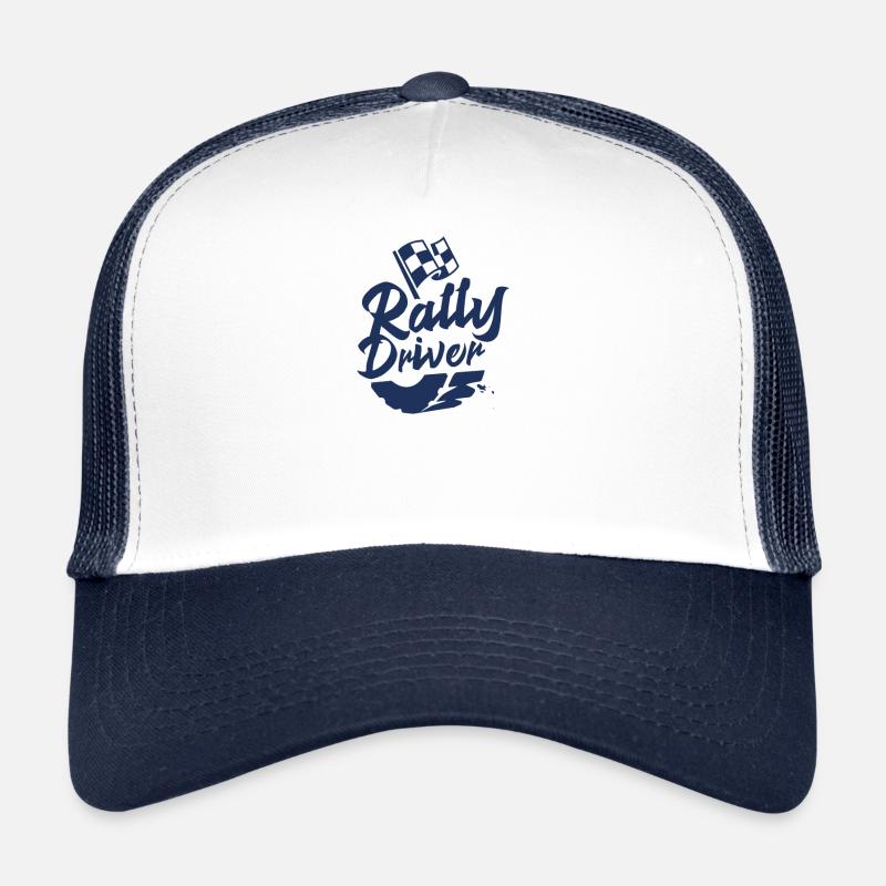 Rally - Casquette trucker  - blanc/marine
