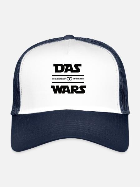 Das Wars Möge die macht mit Ihr sein - Trucker Cap - Weiß/Navy