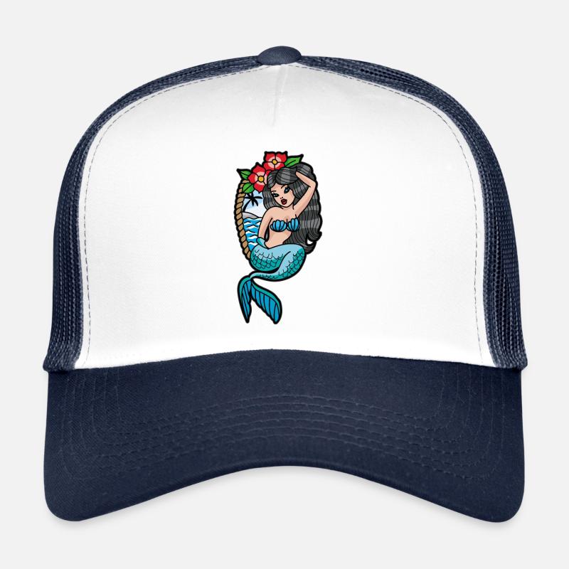 Sirène Tattoo Casquette trucker 