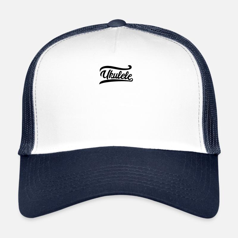 Ukulele - Trucker Cap - Weiß/Navy