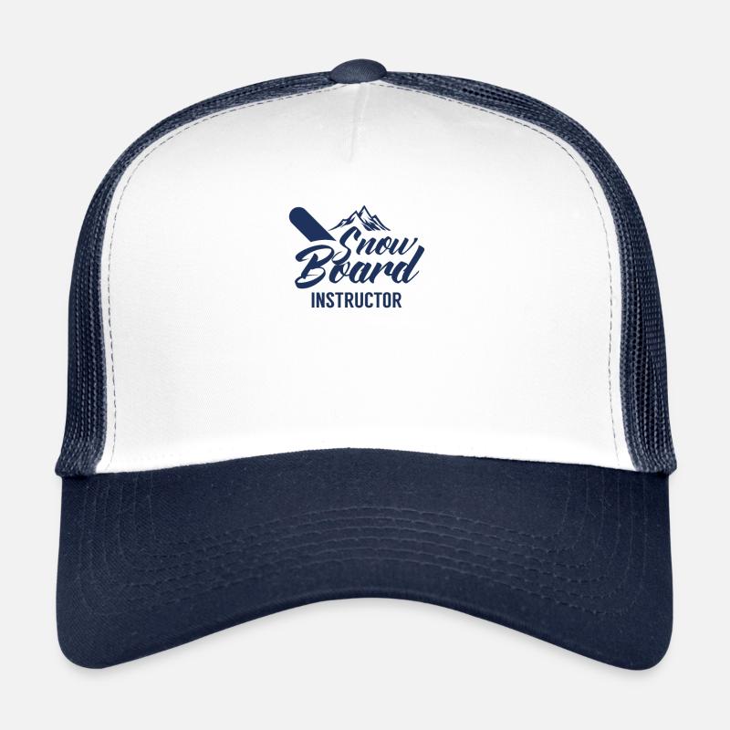 Moniteur de snowboard Moniteur de moniteur Casquette trucker 