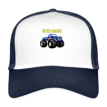 Monster Truck Monster Truck - Trucker Cap - white/navy - Front