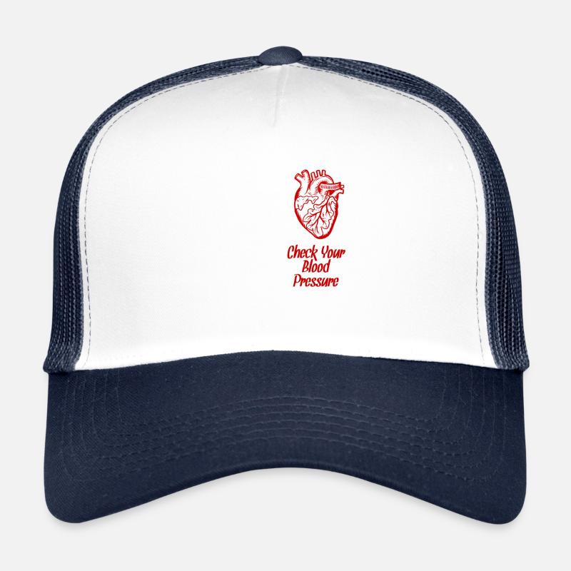 Measuring Blood Pressure Preventive Examination Trucker Cap