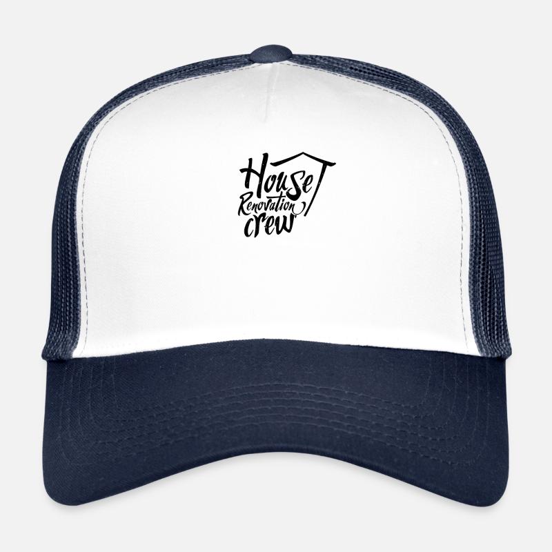 Refurbish renovation Renovate house - Trucker Cap - white/navy