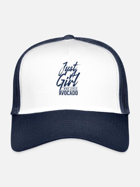 avocado - Trucker Cap - white/navy - Front