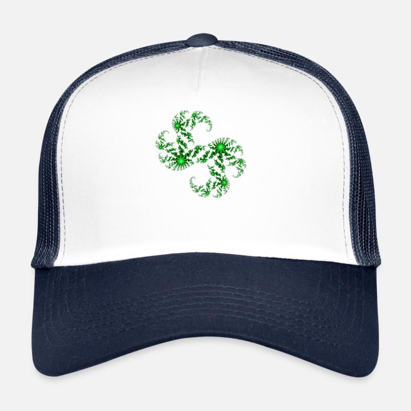 2 Julia Fractals - Trucker Cap - white/navy
