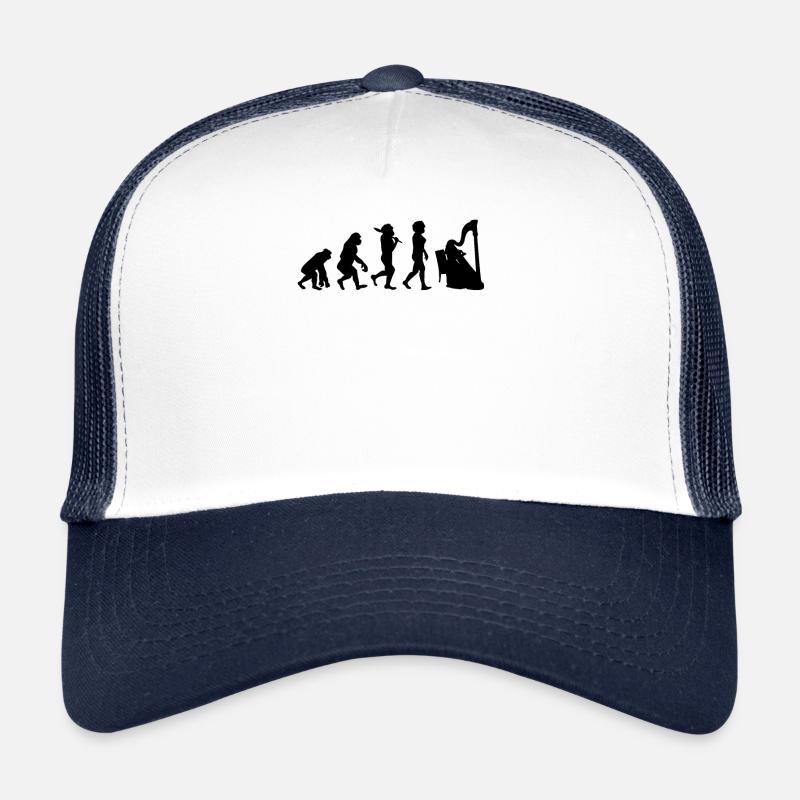 Harpe musicale evolution pour femme noir Casquette trucker 
