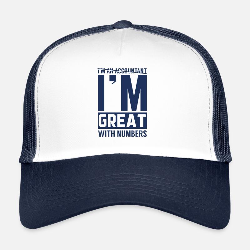 Buchführung Buchhalter Buchhaltung Ausbildung Team - Trucker Cap - Weiß/Navy