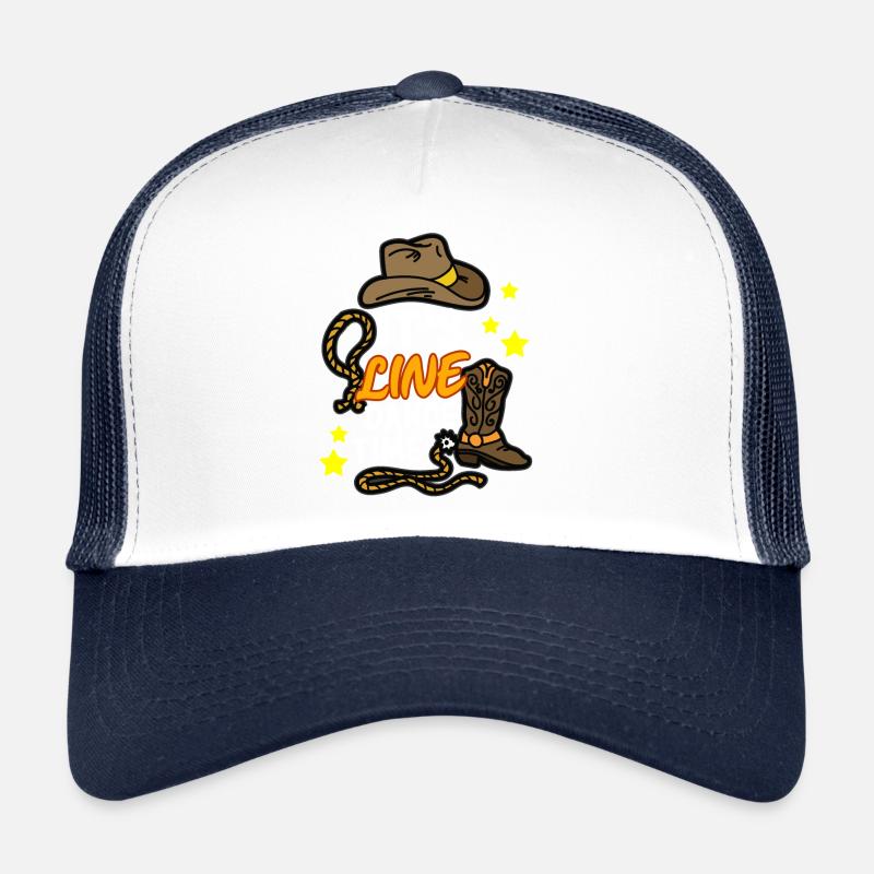 ITS LINE DANCE TIME Line dance line dance - Trucker Cap - white/navy