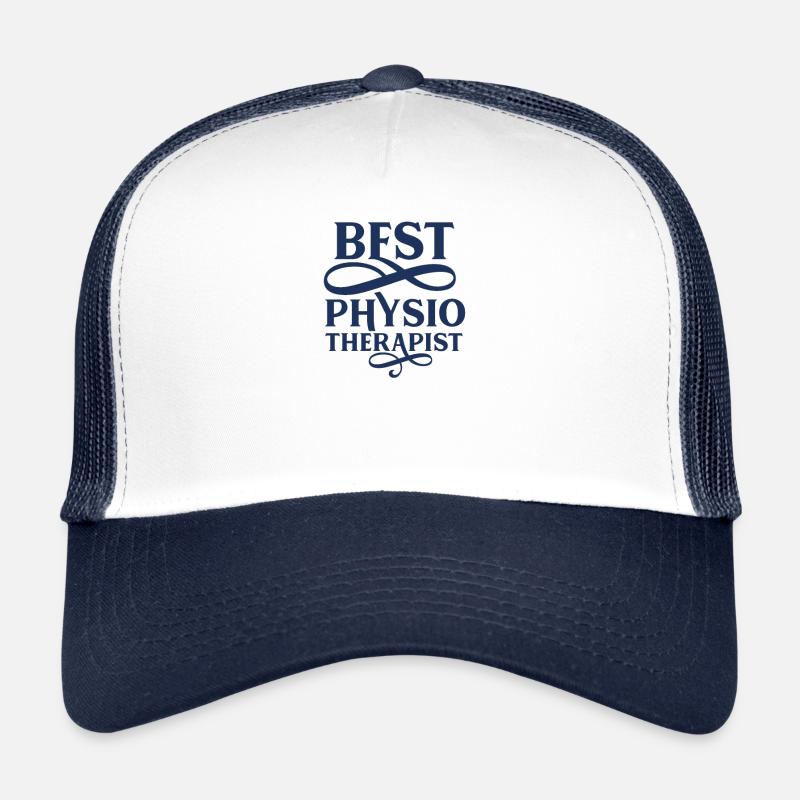 Physiotherapist - Trucker Cap - white/navy