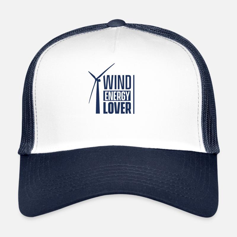 Wind turbine wind power wind energy wind turbine wind Trucker Cap