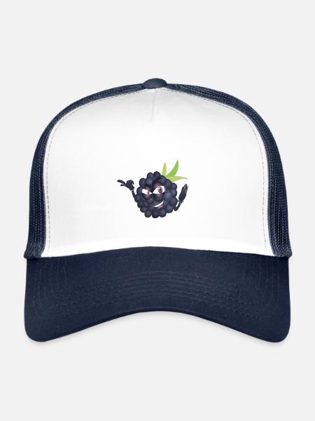 blackberry - Trucker Cap - white/navy - Front