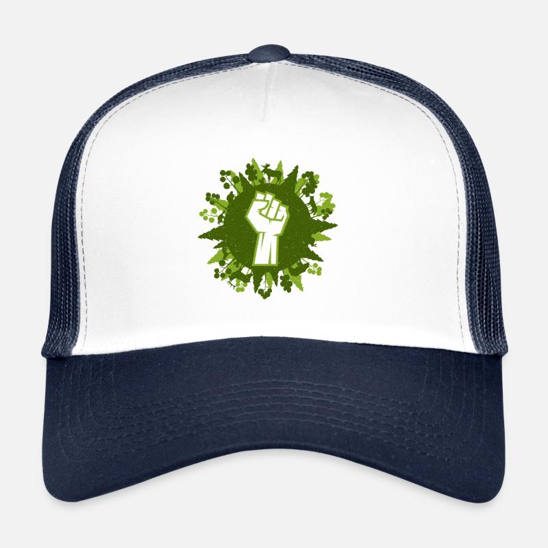 Protestation écologique Casquette trucker 