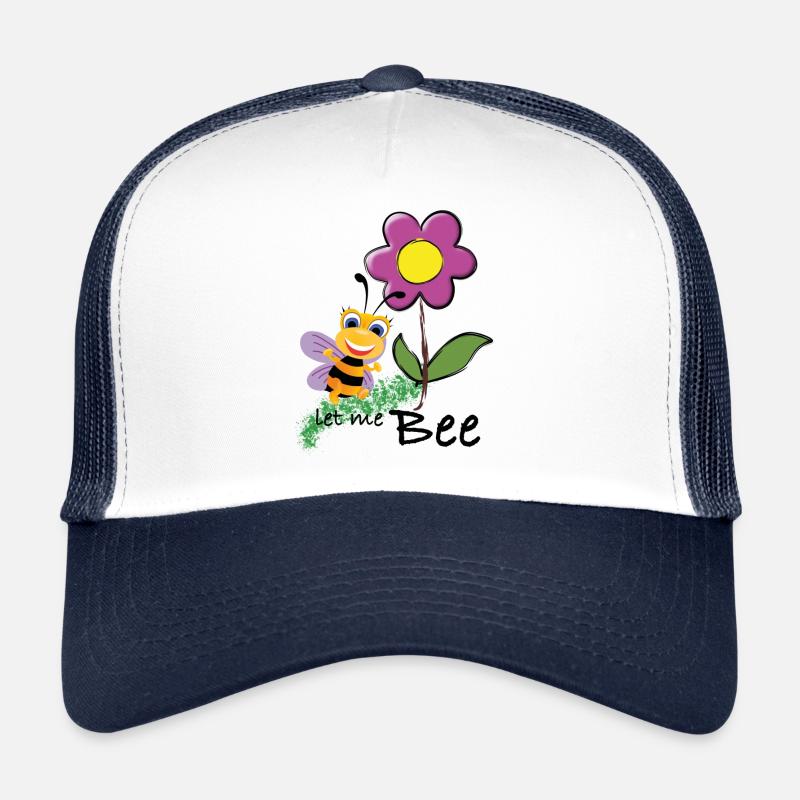 Biene auf Blume Trucker Cap