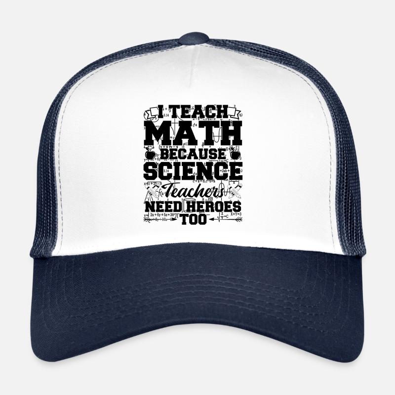 Math Teacher Trucker Cap