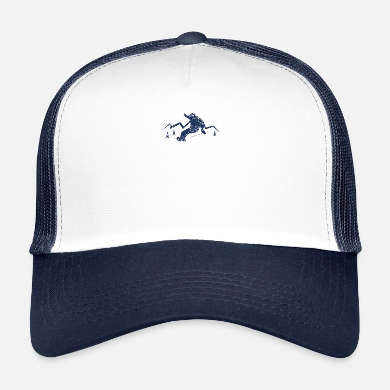 Snowboard snowboarder snowboarding snowboarding Trucker Cap