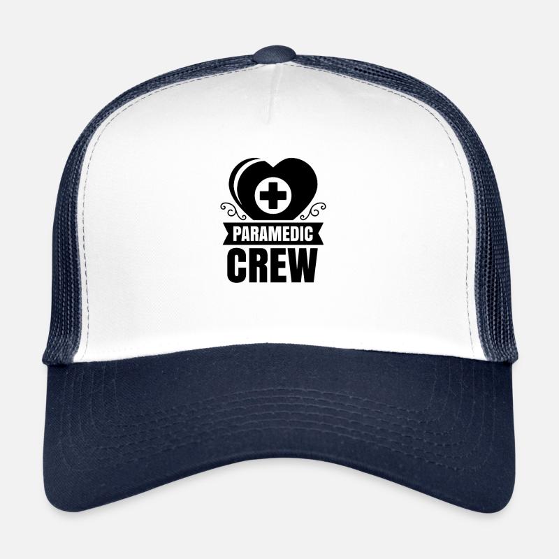 Paramedic team ambulance ambulance - Trucker Cap - white/navy